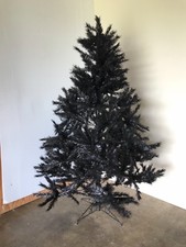 *NOS* 6 FT. ARTIFICIAL CHRISTMAS TREE (BLACK)* picture