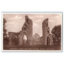 Glastonbury Abbey Antique Postcard Unposted London England Tuck's picture