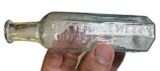 Antique Dr Steph Jewett Pulmonary Elixir Rindge New Hampshire Open Pontil Bottle picture