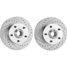 Drilled and Slotted Brake Rotors, For 1969-1972 GM, 11 Inch, 5 on 4 3/4 BP picture