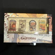 Disney California Adventure Poster Radiator Springs Cars 4 Pin Boxed 1 Of 1000 picture