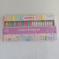 Zebra 26ct Creative Writing Set Mildliner Clickart Sarasa R Water Brush Pen NEW picture