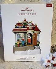 2019 Hallmark Keepsake Kringle's Toy Shop Magic Ornament Light Sound Motion NIB picture