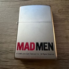 Zippo MadMen Lighter Lions Gate Television 2008 promotional Given to Cast/Crew picture