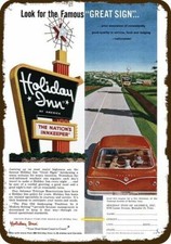 1962 HOLIDAY INN HOTEL / MOTEL Vintage Look DECORATIVE REPLICA METAL SIGN picture