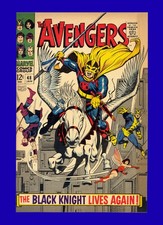 Avengers #48 - 1st App of Dane Whitman as the New Black Knight - 1968 - 9.4 NM picture