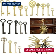 Universal Skeleton Keys Replacement, 19Pcs Most Popular Hollow Skeleton Key Set picture