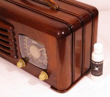 QAR-GLAYZE Wood & Bakelite Polish - High Luster Shine For Your Antique Radio 2oz picture