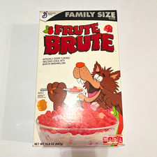 General Mills Frute Brute Family Size Cereal Box KAWS Promo 2022 15.8 oz picture