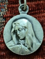 Our Lady Of Sorrows Vintage & New Holy Medal Catholic Jesus Virgin Mary France picture
