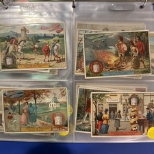 1909 Victorian Trade Card Set - Liebig's Fleisch-Extract-Lot of 13 Sets picture