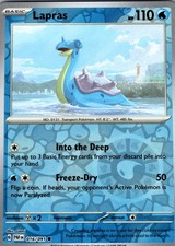 Lapras Reverse Holofoil PAF 016/091 C NM picture