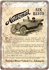 1915 National Vintage Automobile Ad Retro Look Metal Sign AM8613 picture