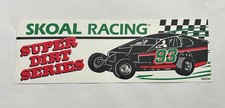 Vintage 1990’s Skoal Racing Super Dirt Series Vinyl Bumper Sticker picture