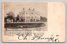 1904 Montpelier Henry Knox Home Thomaston Maine Postcard E. R. Bumps picture
