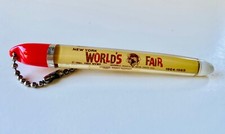 Vintage NEW YORK WORLDS FAIR 1964 - 1965 Souvenir KEY CHAIN UNISPHERE USA picture