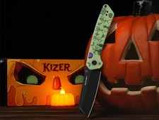 Kizer Madrac Folding  Knife 14C28N Blade GIDG10 Handle  V3693BSH1 Halloween Gift picture