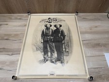 VTG 1983 Levi Strauss & Co. / Levi's The Original Blue Jeans Advertising Poster picture