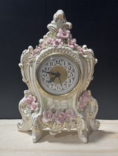 1954 Signed Porcelain Clock AF Patton Thomas Oklahoma One of a Kind Vintage picture
