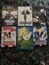 Lot Of 6 Manga English Dangan Ronpa/Kageki Shojo/Man & His Cat/Yakuzas Bias Read picture