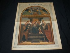1913 MARCH 23 NEW YORK TIMES EASTER NUMBER SECTION - J. P. MORGAN ART - NP 5620 picture