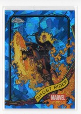 2025 Topps Marvel Chrome SAPPHIRE Base Card #183 Ghost Rider (Johnny Blaze) picture