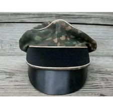 WW2 German Elite Infantry Dot 44 Camo Crusher Cap – Reproduction picture
