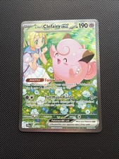 Lillie’s Clefairy ex 184/159 Sv09 Journey Together SIR Holo Pokémon TCG picture