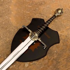 Game of Thrones Blackfyre Sword Valyrian Sword Replica Medieval Cosplay + Plaque picture