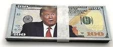 100 pcs US Donald Trump Commemorative President Joke Banknote  $100 Money Bill picture