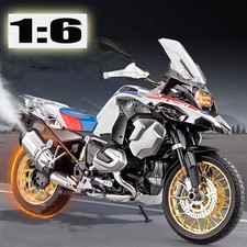 1:6Scale BMW R1250GS Diecast Motorcycle - Interactive Key Start Model Collection picture