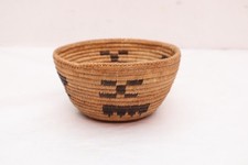 Antique Mono Miwok Coiled Basket Northern California Native American Indian 5.5