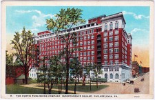 1915 Philadelphia PA Postcard The Curtis Publishing Company Independence Square picture