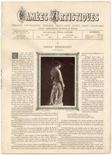 Goupil, France, Artistic Cameos, Sarah Bernhardt Vintage Print, Sara Marie H picture