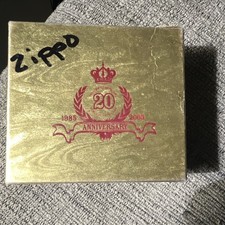 Zippo 20th Anniversary 1985-2005 Cigarette Lighter w/ Box & Zippo Wick picture