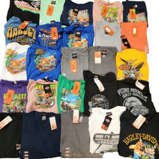 Harley-Davidson Dealership T-Shirts - Bulk Resellers Lot - Mixed Sizes 25pcs NWT picture