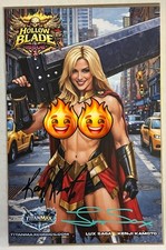 Hollow Blade #1 TRADE COVER C Signed X2 NM Power Hour M House Not Shikarii 🔥 picture
