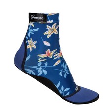 Seavenger SeaSnugs Beach Socks Sand Skins Volleyball Soccer Dark Floral S picture