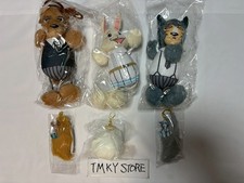Set of 6 Paru Itagaki Exhibition BEASTARS Plush Toy & Tail Keychain picture