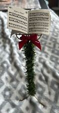 Vintage Byers' Choice  Christmas Music Stand with Sheet Music picture
