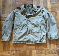 Vtg WW2 USN US Navy N-4 Deck Jacket M41 USN Stencil Talon Zipper picture