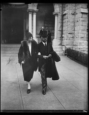 Photo:Charles Curtis Wife 1929 Capitol Building Couple Walking picture
