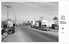 Looking North on 1st Street Coachella California 1950s OLD PHOTO picture