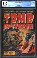 Tomb Of Terror (1952) #15 CGC 5.0 VG/FN picture