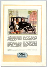 Vintage 1924, Ford Closed Car, Car 20's Print Ad picture