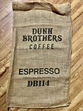 Large Decorative Espresso Jute Burlap Coffee Bag - 17” x 30” picture