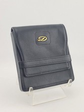 RARE 1960'S VINTAGE ST DUPONT LEATHER CIGARETTE CASE LTD EDITION BLACK COLOR picture