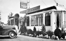 Berkshire Hills Diner Trolley Car Pittsfield Massachusetts MA - Reprint picture