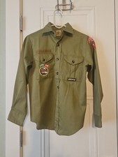 Vintage Boy Scouts of America Official Uniform Boys Small/Medium Shirt/Pants picture
