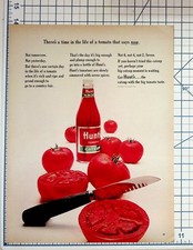 Vintage 1950s Hunt's Tomato Catsup Food Ad Ephemera Fullerton CA picture